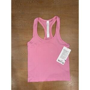 Lululemon Swiftly Tech Racerback Tank Top 2.0 *Waist Length SIZE 2 Pink Frosting